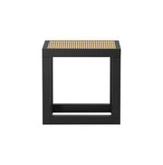 Samsara: Mango Wood Set of Two Accent Table With Cane Top