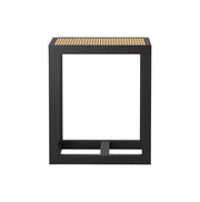 Samsara: Mango Wood Set of Two Accent Table With Cane Top