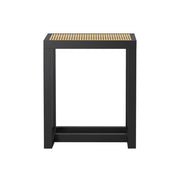 Samsara: Mango Wood Set of Two Accent Table With Cane Top