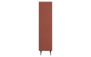 Kalpa: Mango Wood & Cane 2 Door 2 Drawer Wardrobe With Metal Legs