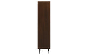 Kalpa: Mango Wood & Cane 2 Door 2 Drawer Wardrobe With Metal Legs