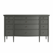 Lavanya: Mango Wood 12 Drawer Dresser With Turned Legs