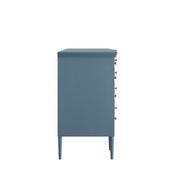 Lavanya: Mango Wood 12 Drawer Dresser With Turned Legs