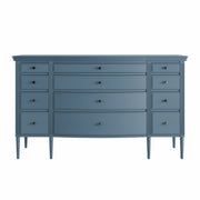 Lavanya: Mango Wood 12 Drawer Dresser With Turned Legs