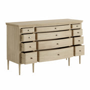 Lavanya: Mango Wood 12 Drawer Dresser With Turned Legs