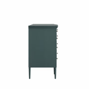 Lavanya: Mango Wood 12 Drawer Dresser With Turned Legs