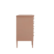 Lavanya: Mango Wood 12 Drawer Dresser With Turned Legs