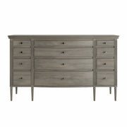 Lavanya: Mango Wood 12 Drawer Dresser With Turned Legs