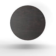 Ekata: Mango Wood Round End Table With Fluted Design