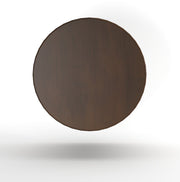 Ekata: Mango Wood Round End Table With Fluted Design