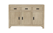 Sadhana: Mango Wood 3 Drawer 3 Door Sideboard