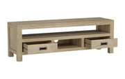 Leela: Mango Wood 2 Drawer TV Cabinet
