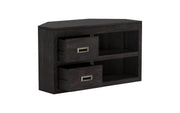 Brahm: Mango Wood 2 Drawer Corner TV Unit
