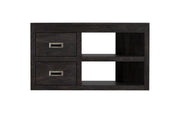 Brahm: Mango Wood 2 Drawer Corner TV Unit