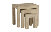 Bhava: Mango Wood Nested Side Tables (Set of 3)