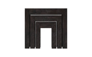 Bhava: Mango Wood Nested Side Tables (Set of 3)