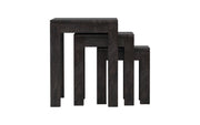 Bhava: Mango Wood Nested Side Tables (Set of 3)