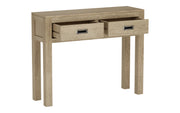 Siddhi: Mango Wood 2 Drawer Console Table