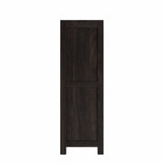 Vijnana: Mango Wood Glass Door & 2 Drawer Tall Sideboard