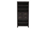 Vistara: Mango Wood Wide Shelving Unit With 4 Drawers
