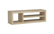 Rudra: Mango Wood Large TV Cabinet with Open Storage Shelf