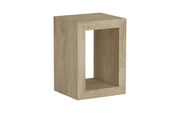 Zikr: Mango Wood Cube Tables Set of Two Nested Tables