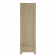 Garima: Mango Wood Three-Door Wardrobe with Two-Drawer Base