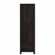 Garima: Mango Wood Three-Door Wardrobe with Two-Drawer Base