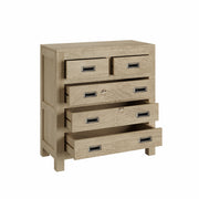 Kavya: Mango Wood 5-Drawer Cabinet