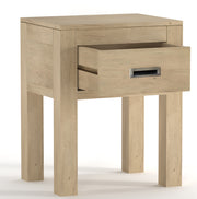 Ekam: Mango Wood 1-Drawer Side Table