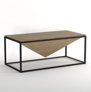 Diksha: Mango Wood & Iron Coffee Table