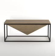 Diksha: Mango Wood & Iron Coffee Table