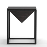 Diksha: Mango Wood & Iron Square End Table