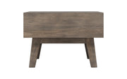 Chaitanya: Mango Wood Coffee Table With 2 Drawer & Open Center Space