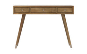 Samvit: Mango Wood Study Table With 3 Drawer