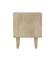 Isha: Mango Wood 2 Tone 2 Drawer Bed Side