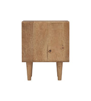 Isha: Mango Wood 2 Tone 2 Drawer Bed Side