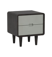 Isha: Mango Wood 2 Tone 2 Drawer Bed Side