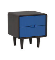 Isha: Mango Wood 2 Tone 2 Drawer Bed Side