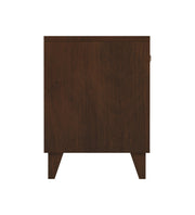 Chaya: Mango Wood & Cane 1 Drawer Bed Side