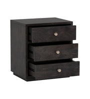 Manjari: Mango Wood 3 Drawer Bed Side