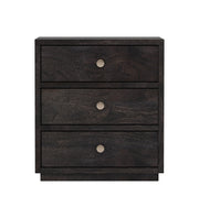 Manjari: Mango Wood 3 Drawer Bed Side