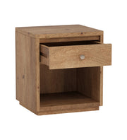 Dhairya: Mango Wood 1 Drawer Bed Side