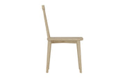 Dama: Mango Wood Dining Chair With Wood Bars