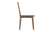 Dama: Mango Wood Dining Chair With Wood Bars