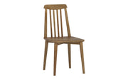 Dama: Mango Wood Dining Chair With Wood Bars