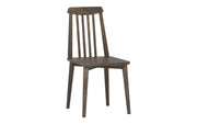 Dama: Mango Wood Dining Chair With Wood Bars