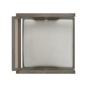 Nishadana: Mango Wood Dining Chair with Recycled Fabric Seating and Cane Backrest