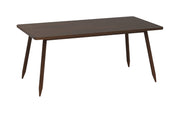 Rasavati: Mango Wood 6 Seater Dining Table With Cone Legs