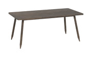 Rasavati: Mango Wood 6 Seater Dining Table With Cone Legs